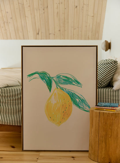 Sketched Lemon, Poster