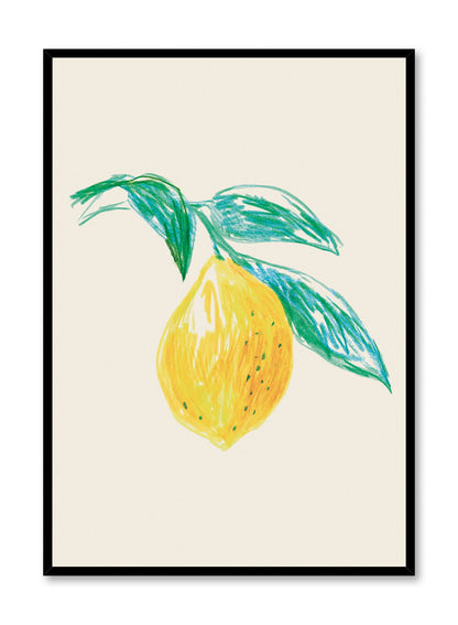Sketched Lemon, Poster