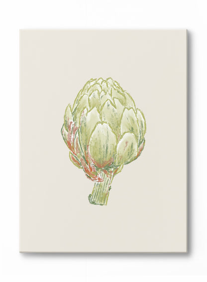 Line Drawn Artichoke, Poster
