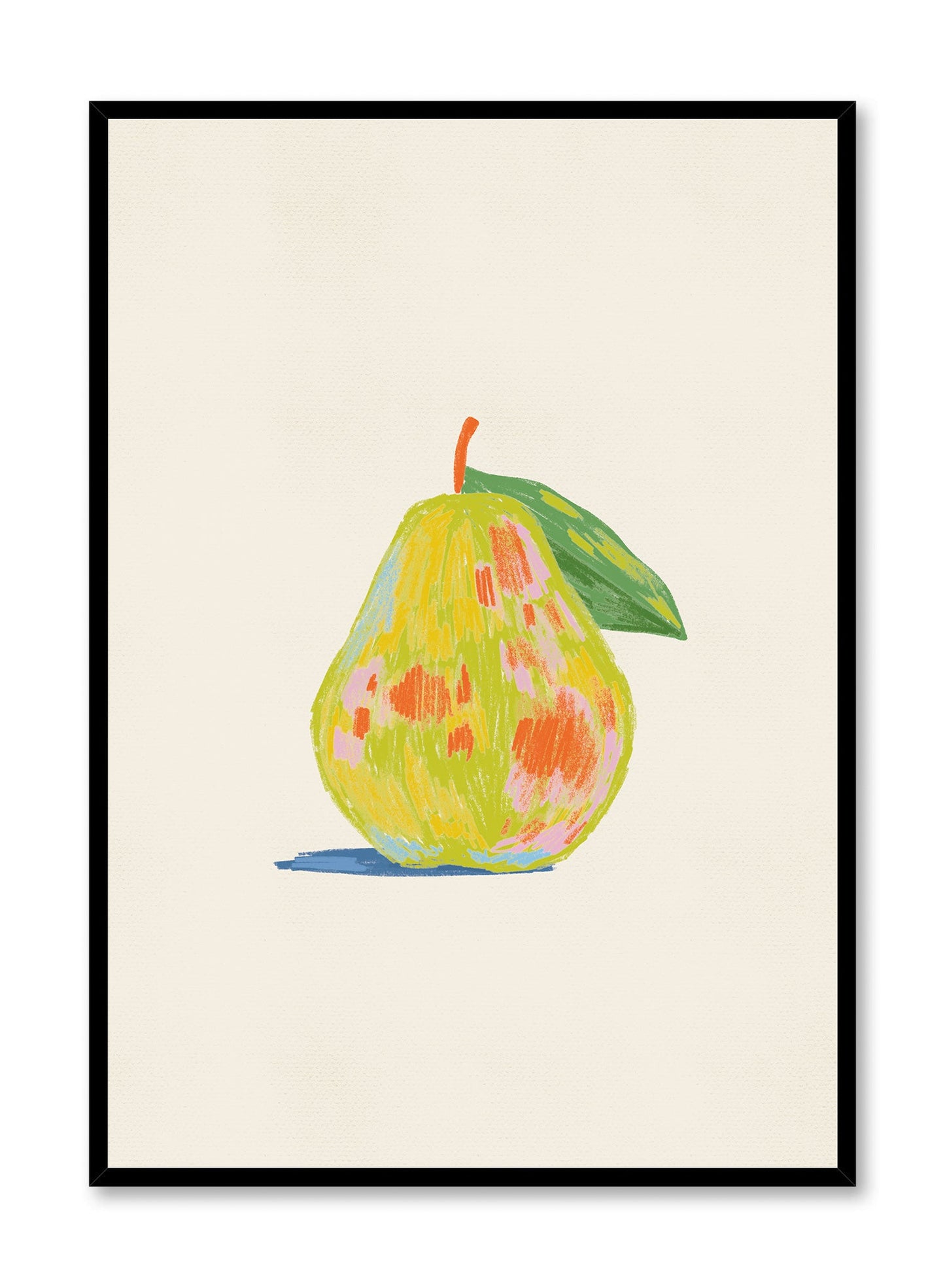 Pastels Pear, Poster
